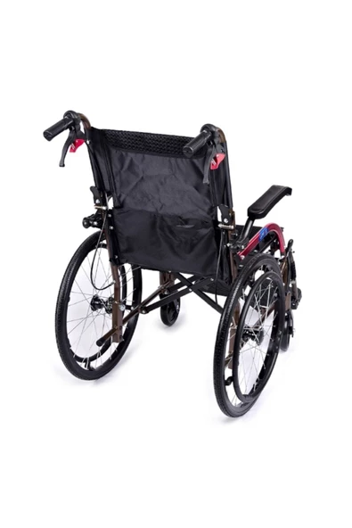 COMFORT PLUS Gk863laj-20 Jet Black Transfer Alüminyum Tekerlekli Sandalye - 4