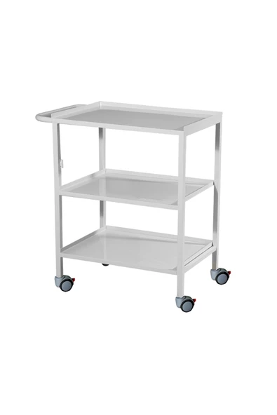 MEDİKALBİRLİK 3 Raflı Pansuman Arabası E-250 ürün görseli 1