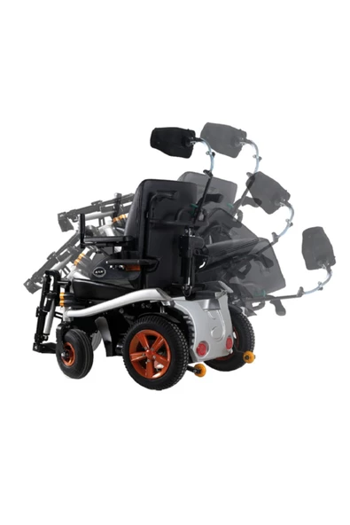 POYLİN P288 Multi Fonksiyonel Akülü Tekerlekli Sandalye - Resim 5