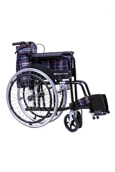 Wipperman Manuel Katlanabilir Refakatçi Hasta Yaşlı Engelli Transfertekerlekli Sandalyesi - Resim 3