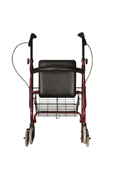 POYLİN Ekonomik Rolatör Tekerlekli Rollator Yürüteç Hasta Yaşlı Yürüteci P580