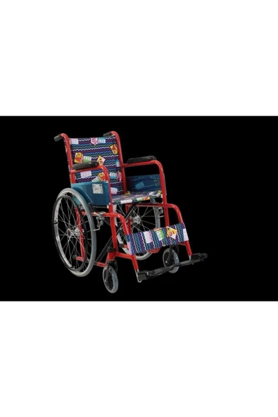 TEKERLEKLİ İSKEMLE M-100p Manuel Çocuk Tekerlekli Sandalye - Resim 2