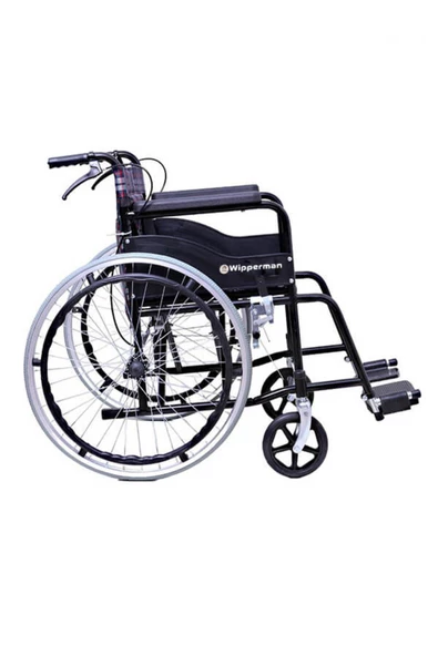 Wipperman Manuel Katlanabilir Refakatçi Hasta Yaşlı Engelli Transfertekerlekli Sandalyesi - Resim 2