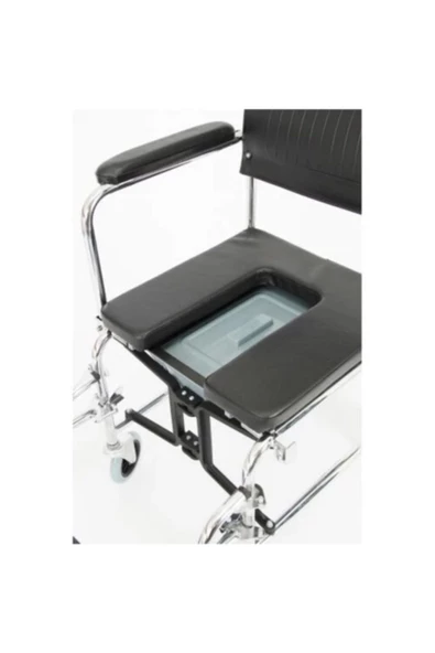 JENDER Banyo Ve Tuvalet Özellikli Tekerlekli Sandalye - Resim 2