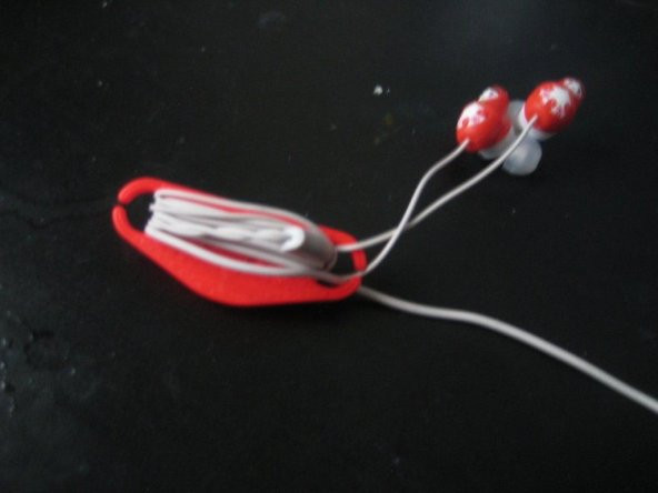 Kulaklık Kablosu Düzenleyici Organik Plastikten Aksesuar - 1