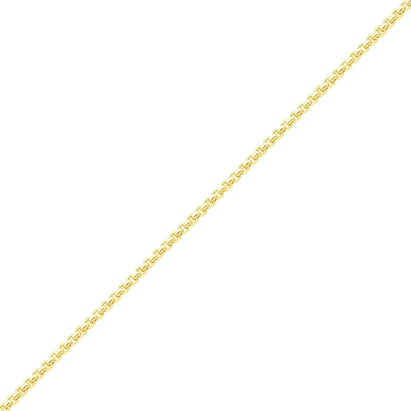 14 Ayar 45 cm Küp Altın Zincir Kolye 1,83 gr - Resim 5