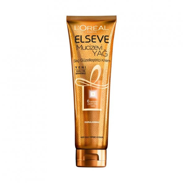 LOréal Paris Elseve Mucizevi Yağ Saç Güzelleştirici Krem 150 ml - Her Saç Tipi - 2