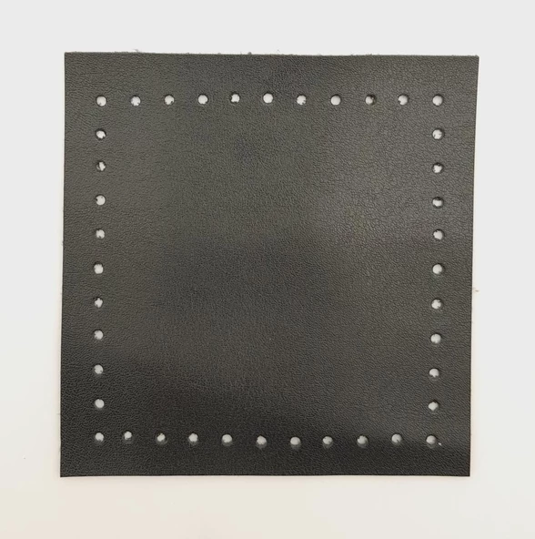 Çanta Aksesuar 10x10 cm Kare Suni Deri Siyah Renk 1 Adet - 2