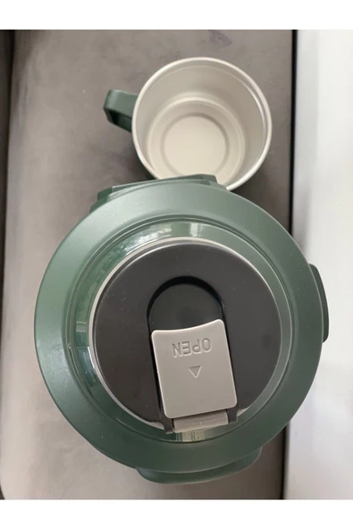 Paslanmaz Çelik 3,2 Litre Termos Haki Renk 48 saat sıcak 72 saat soğuk kamp piknik seyahatte - 5