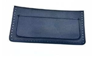 Çanta Aksesuar 22x11 cm Lacivert Renk Suni Deri Cep