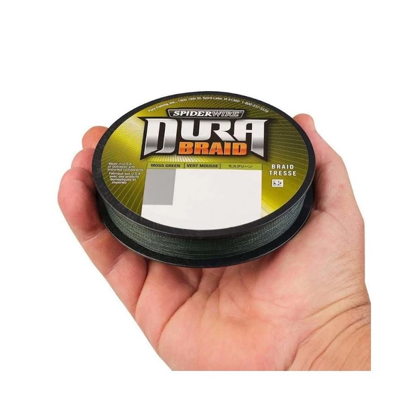 SpiderWire Dura Braid 0.19 mm 275 m İp Misina Moss Green 16kg Çeker - Resim 2