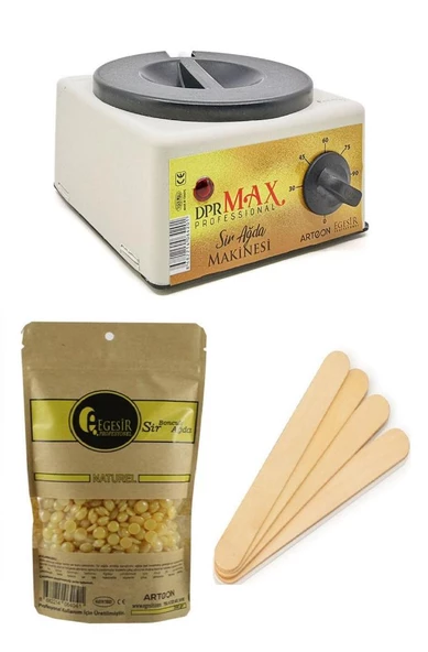 Ege Sir Dpr Max Ağda Makinesi + Naturel Bocuk Ağda + Spatula x 5