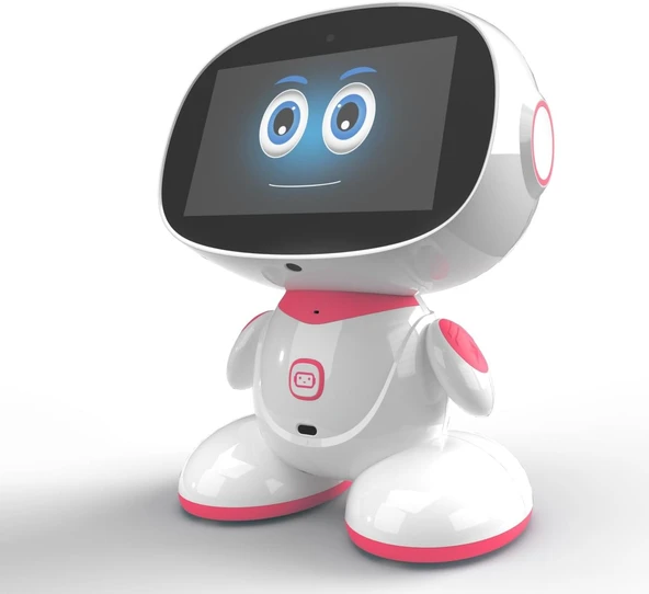 Misa 2 Çocuklar İçin Yapay Zeka Destekli Akıllı Robot - STEM Öğrenme ve Eğitim Robotu - Pembe