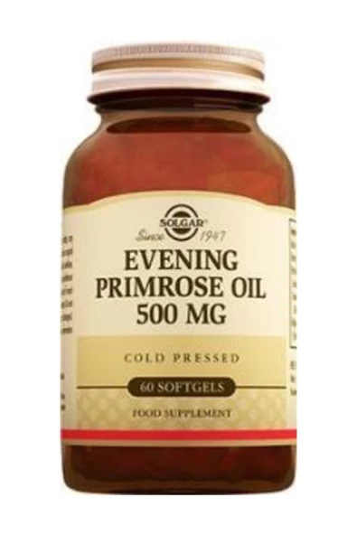 Solgar Evening Primrose 500 mg 60 Kapsül