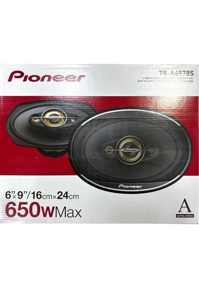 Pioneer TS-A6978S Oto Oval Hoparlör 650watt 100rms Orjinal Ürün Kutu İçeriği 2 Adet