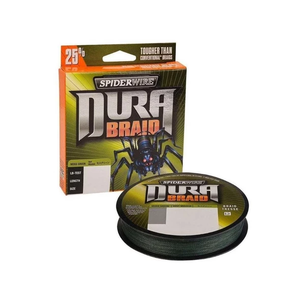 SpiderWire Dura Braid 0.28 mm 135 m İp Misina Moss Green 22.5kg Çeker