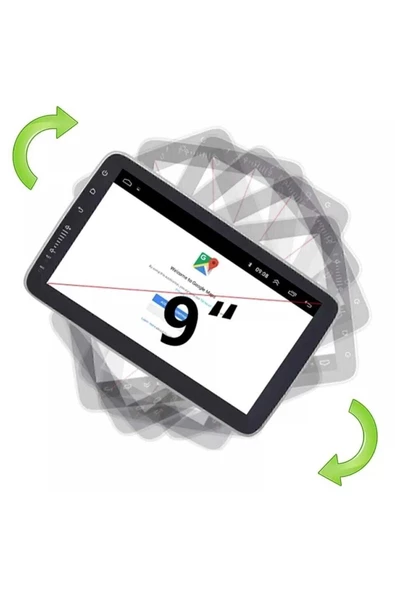 Drivetech Drivetec 3ram-32gb Hafıza Android Tek Din 10 Inch Car Play Özellikli Universal Multimedia Teyp 360 - 2
