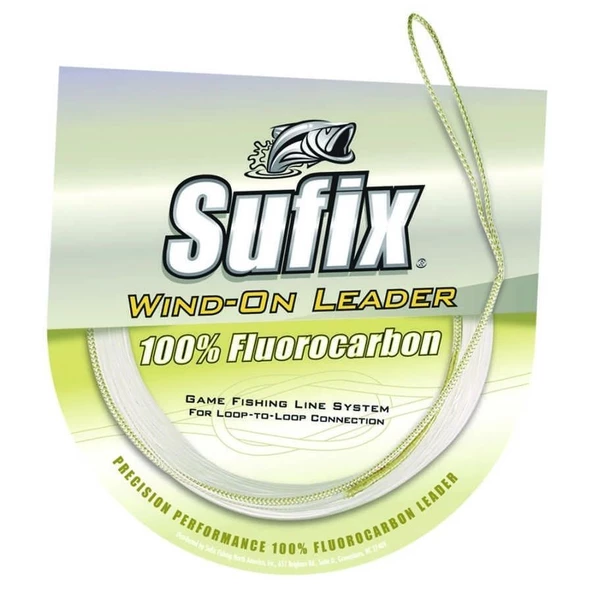 Sufix Wind-on 50 lbs 10m Fluorocarbon Leader Misina 24kg Çeker ürün görseli