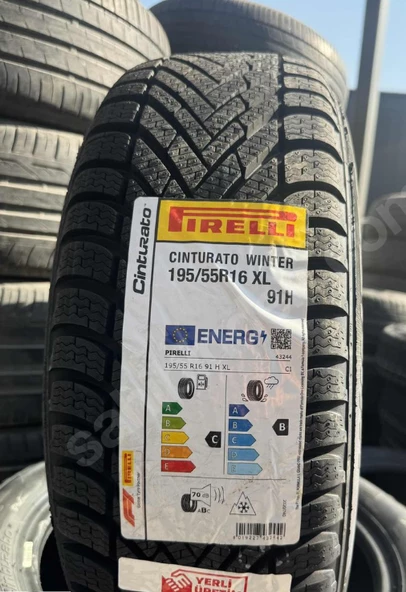 Pirelli 195/55R16 91H XL Cinturato Winter Kış Lastiği 2024 Üretim