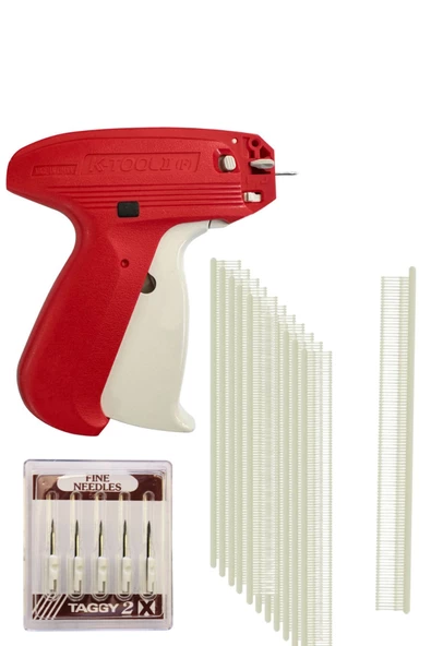 K TOOL 5 Mm Gelinlik Türban Tasarım Kılçık Tabancası 10000 Kılçık Ve Iğne Seti - 6
