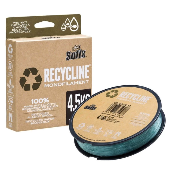 Sufix Recycline 0.40 mm 150m Green Monofilament Misina 9.0kg Çeker
