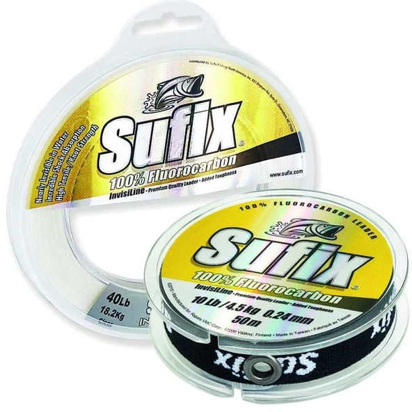 Sufix Invisiline 1.06mm 50m %100 Fluorocarbon Misina 45.4kg Çeker