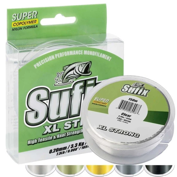 Sufix XL Strong 0.28 mm 100m Lemon Green Monofilament Misina 6.6kg Çeker - Resim 2