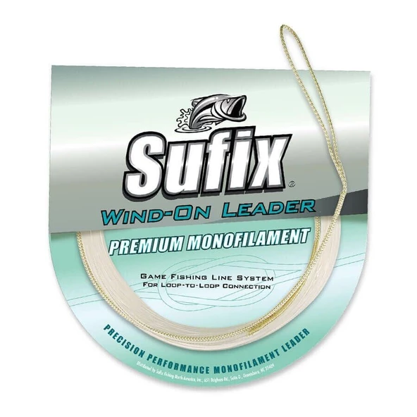 Sufix Wind-on 200 lbs 10m Monofilament Leader Misina 91kg Çeker ürün görseli
