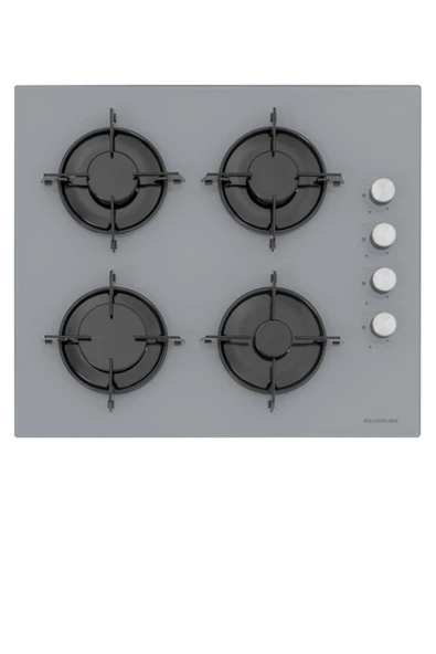 Silverline Gri Cam Ankastre Set 5 Yıl Garanti (3457 Soho 60 Gri+cs5349s01+bo6502s02) - 3