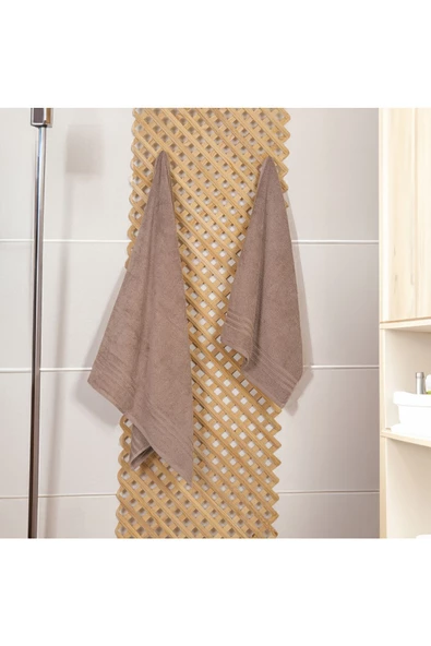 %100 Organik Pamuk Milano Premium 2'li Banyo Havlu Seti: 1adet Banyo Havlusu Ve 1adet El,yüz Havlusu - 3