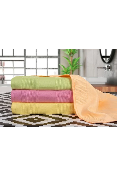 5'Li Mikrofiber Temizlik Bezi 42x70 Cm Polyamid Cam Mutfak Ayna Tv Masa Musluk Fırın Temizleme bezi - 4