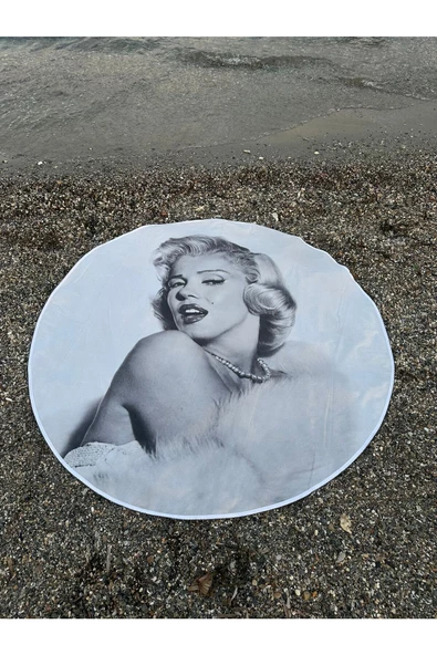 Yuvarlak Plaj, Kamp, Piknik Örtüsü Çap 150 Cm - 2