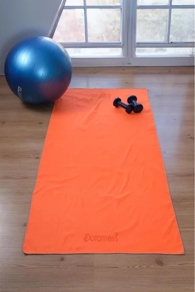 Quick Dry Turuncu Antibakteriyel Extra Büyük Boy Premium 80x160cm Spor Ve Yoga Havlusu - 2
