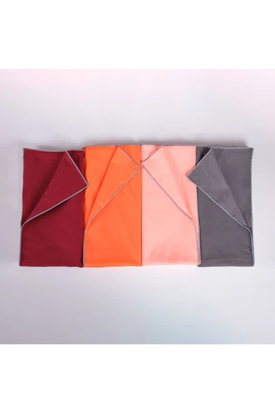 Quick Dry Turuncu Antibakteriyel Extra Büyük Boy Premium 80x160cm Spor Ve Yoga Havlusu - 3