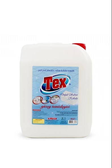 Tex Yüzey Temizleyici Beyaz Sabun Kokulu 5 L