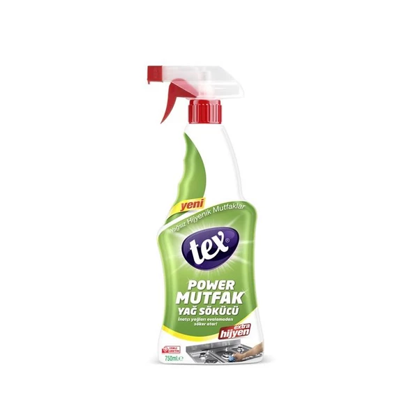 Tex Power Mutfak Yağ Sökücü Sprey 750 ml 4 Adet TEX
