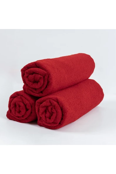 12 Adet 50 X 90 cm Mikrofiber El Yüz Kuaför Berber Spor Havlusu Leke Ve Saç Boyası Tutmayan - 3