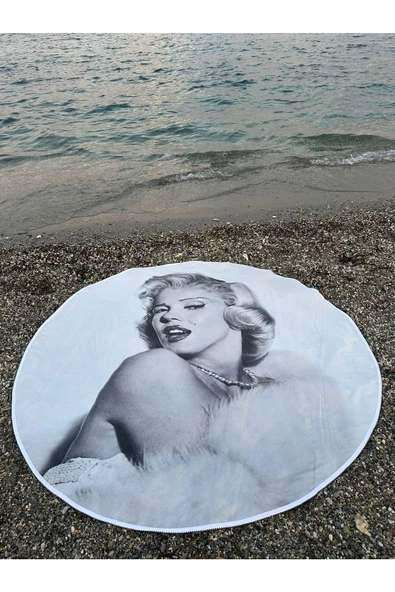 Yuvarlak Plaj, Kamp, Piknik Örtüsü Çap 150 Cm - 3