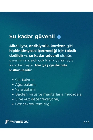 Farmisol Kişisel Kullanım Antiseptiği 5'li Set - 5