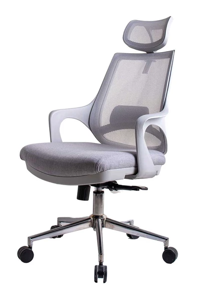 Lounge Gri Fileli Yönetici Koltuğu - Resim 3