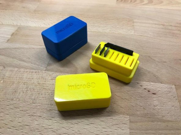 Mikro Sd Kart Saklama Kutusu Tutucu Askısı Standı Aparatı - 2