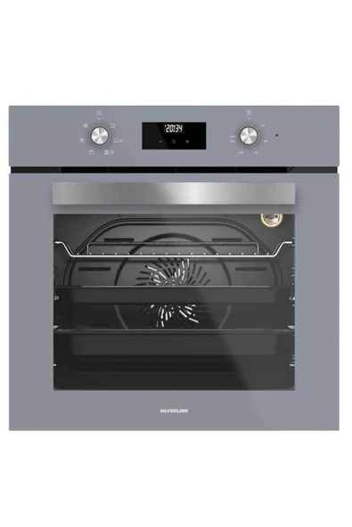 Silverline Gri Cam Ankastre Set ( 3481 Flam - CS5335S02 - BO6502S02 ) - Resim 4