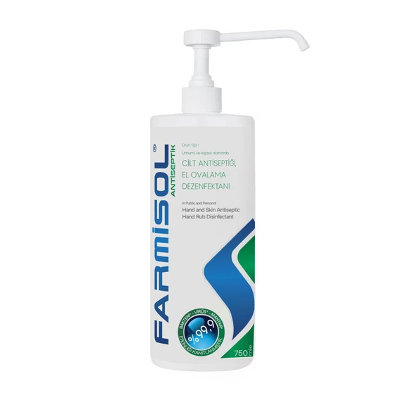 Farmisol Cilt Antiseptiği,El Ovalama Dezenfektanı 750ml
