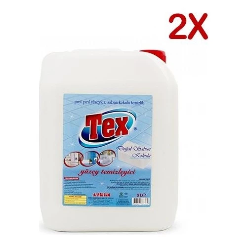 Tex Yüzey Temizleyici Beyaz Sabun Kokulu 5 Lt x 2