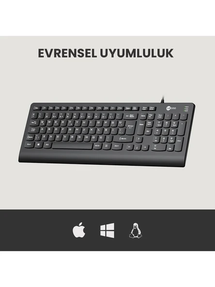Lenovo Lecoo KB103 Kablolu Klavye - 4