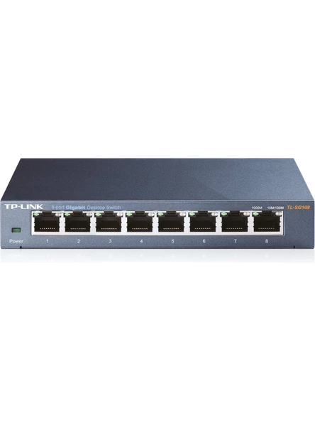 TP-Link TL-SG108 8 Port 10/100/1000 Mbps Gigabit Switch