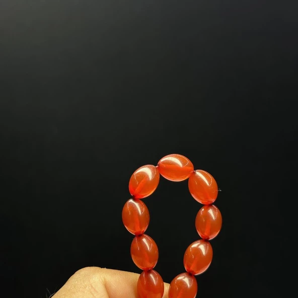 Beyzi Model 8,5-11,5mm Sıkma Kehribar Zaza Tesbih - Resim 2