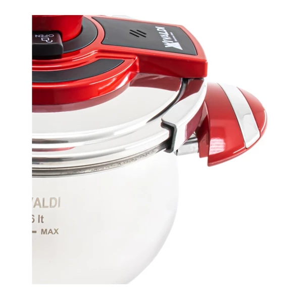 VİVALDİ TENCERE DÜDÜKLÜ 6LT TOMBO KLİPSO GORGEL.1630 G780 7802 - 2