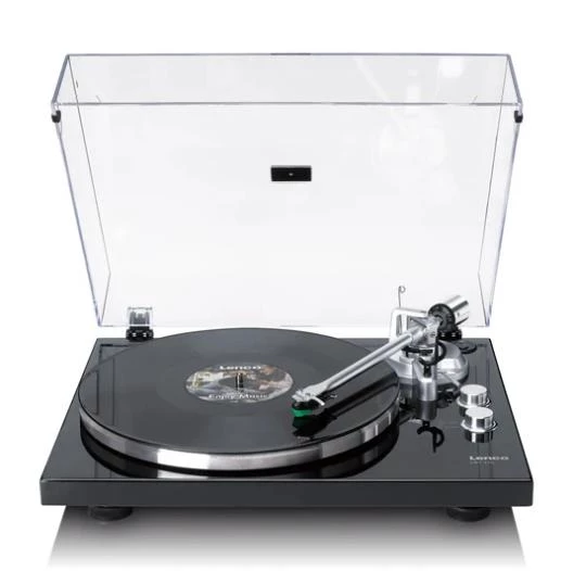 LENCO LBT-215BK - Bluetooth'lu® döner tabla ve metal döner tabla, kol ve karşı ağırlık - Özel Piyano Siyahı rengi - 11