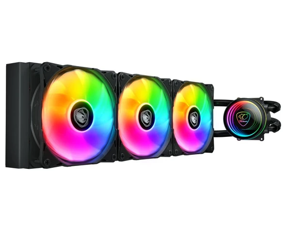 COUGAR POSEIDON ELITE ARGB 360 LIQUID COOLER BLACK - 4